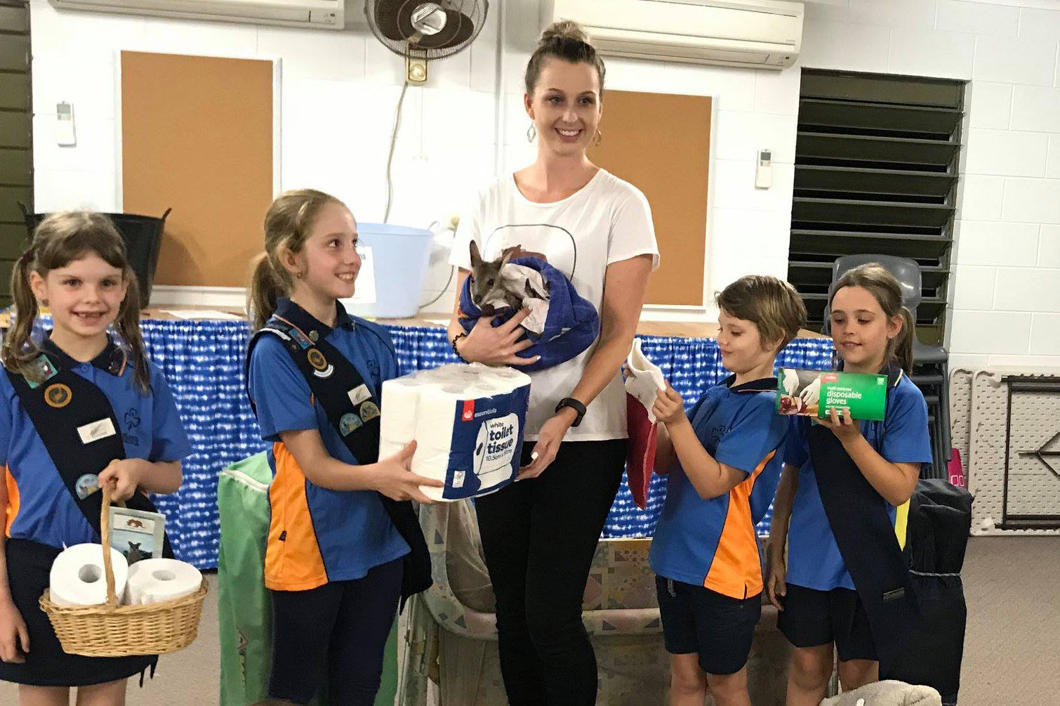 We present a Wildlife Talk to Bayview District Girl Guides